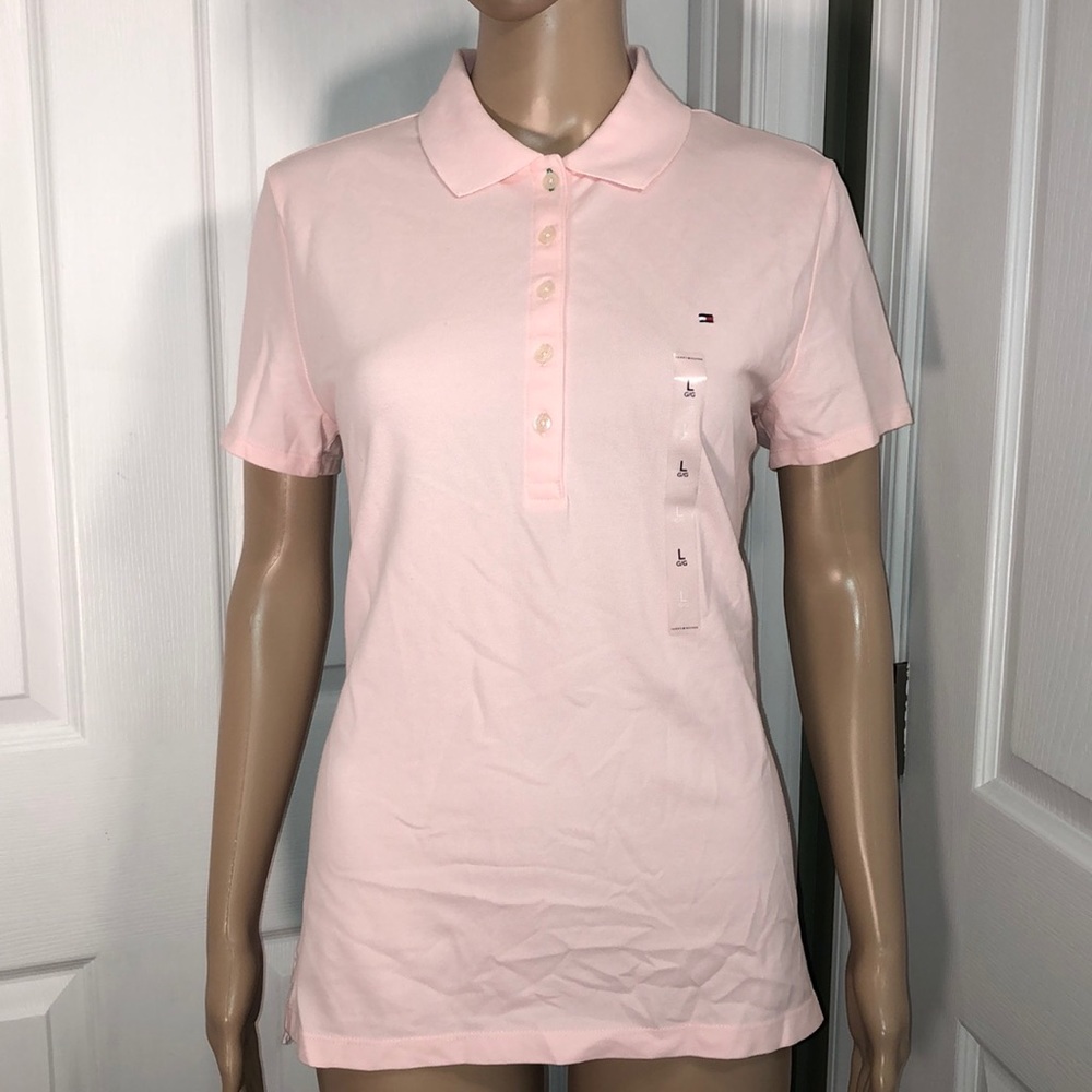 Tommy Hilfiger Pink Polo Shirt